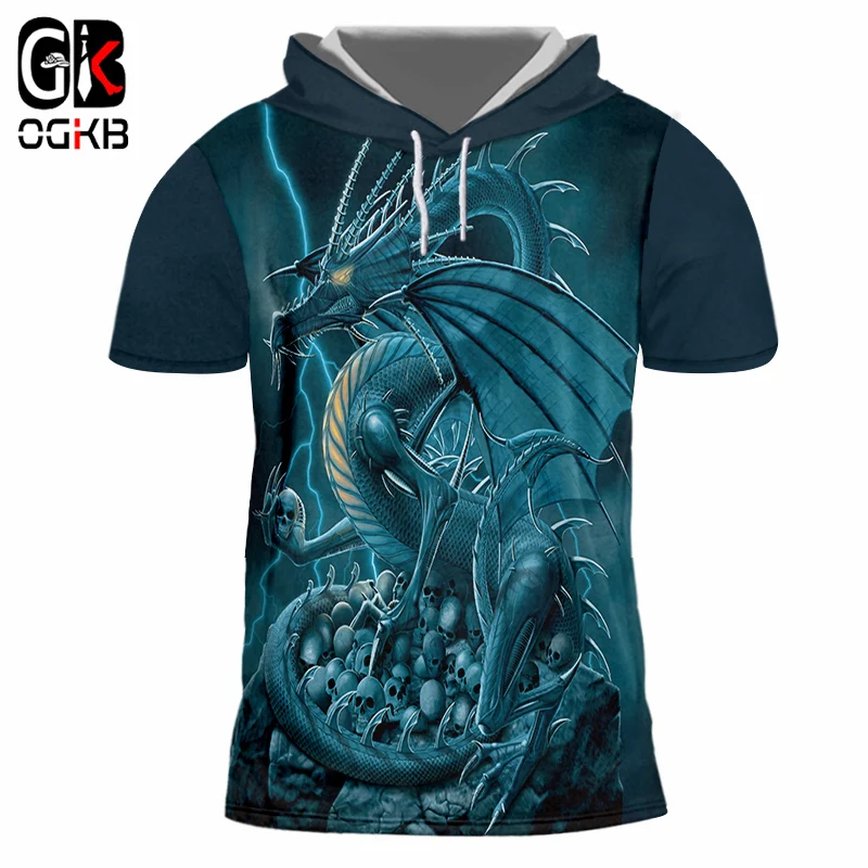 OGKB унисекс Бодибилдинг Fintess с коротким рукавом толстовка майка для женщин/мужчин