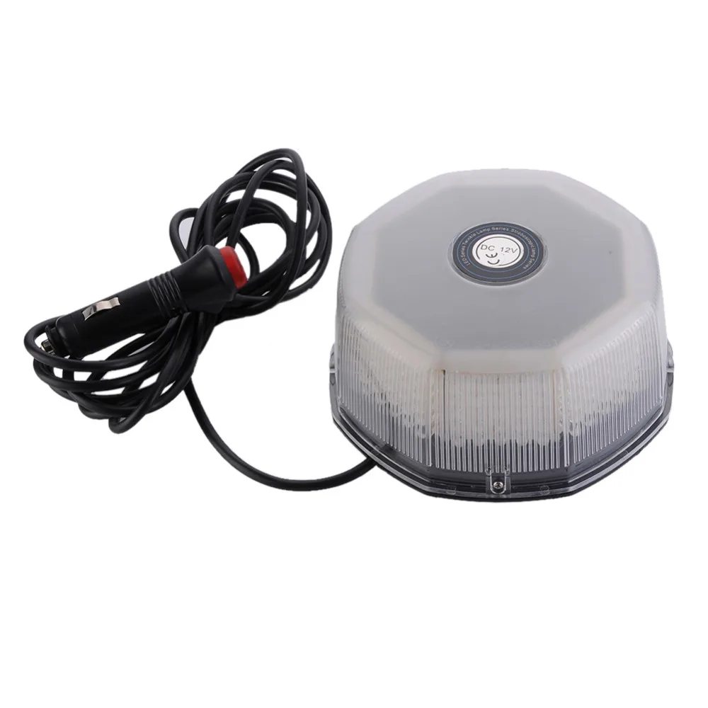 

LED Car Decorative Lamp Waterproof Emergency Flashing Light Yellow Roof Round Dome Light Car Flash Light Accessories on Sale