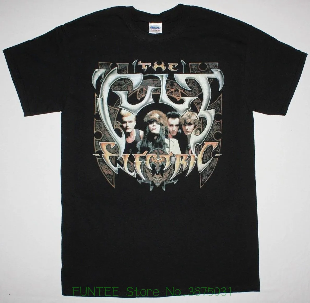 New Fashion Men Women s T Shirt The Cult Electric Mens Black T Shirt Hard Goth Rock Band Inxs R 