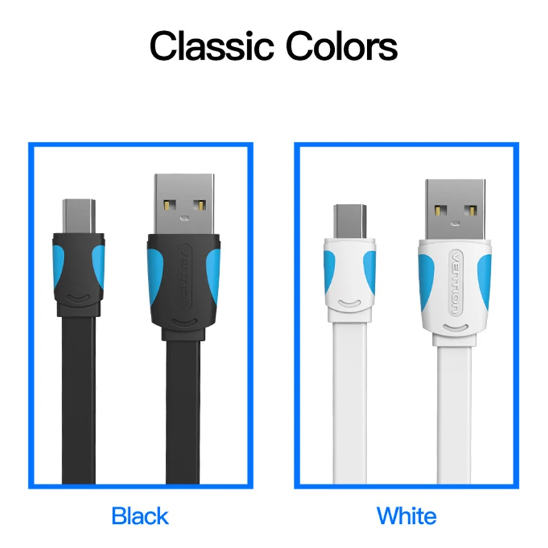 Vention البسيطة كابل يو اس بي 1 m 2 m البسيطة USB إلى كابل يو اس بي للهواتف الخلوية MP3 MP4 أقراص GPS كاميرا رقمية HDD USB كابل صغير الساخن