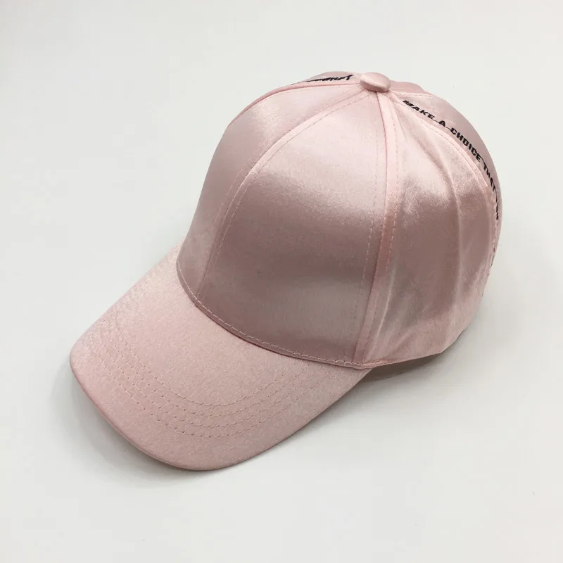 

2019 New Summer Cap Outdoor Silk Hat Satin Surface Baseball hat Men Women Baseball Trend