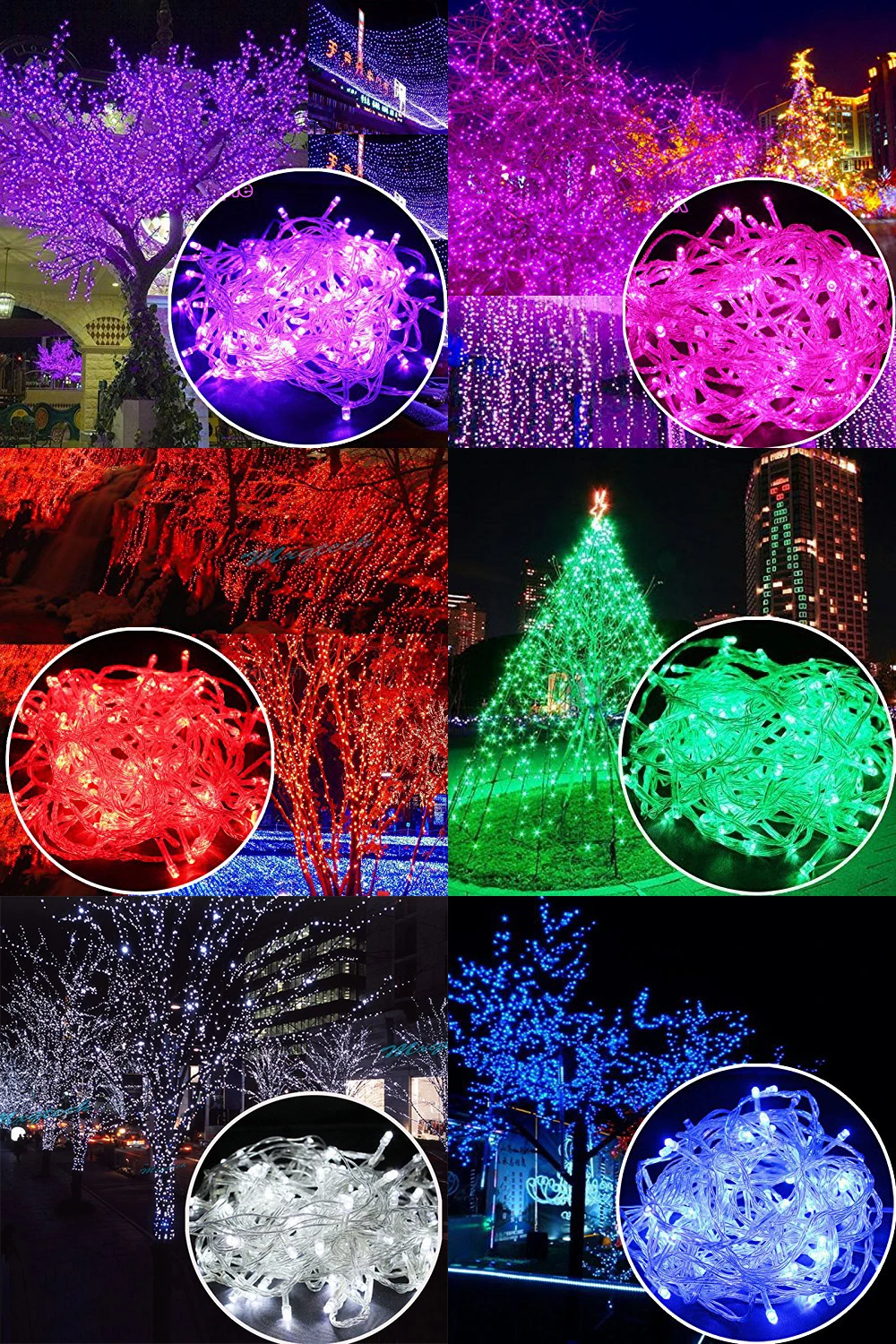 10m 20m 30m 50m Fada Luz Led String Férias Decoração do Casamento do Natal Ac220v à Prova d' Água ao ar Livre do Pátio Guirlanda de Luz 14 High Quality light garland