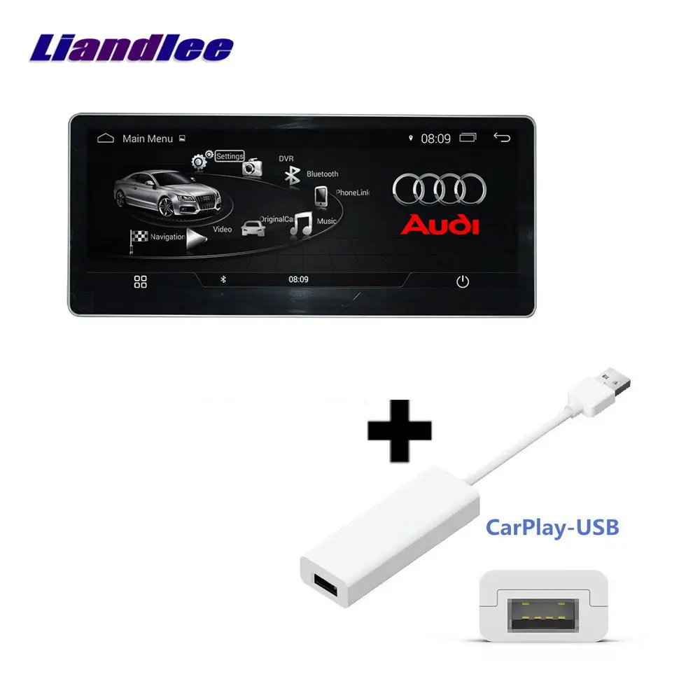 Liandlee автомобильная система Android для Audi A4 B9 8W~ стерео радио DVD tv Carplay камера gps Navi Навигация экран мультимедиа - Цвет: Carplay