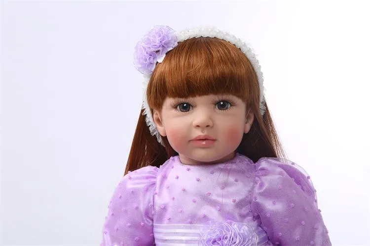 Силиконовая кукла-Реборн, игрушки 60 см, куклы принцессы для малышей, подарок на день рождения, куклы для девочек, Ограниченная Коллекция