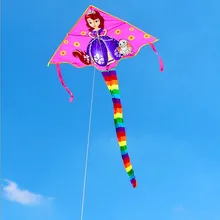 Высококачественная линия воздушных змеев принцессы ripstop нейлоновые игрушки Воздушные Змеи для детей воздушный змей kartal koi fish fun factory big