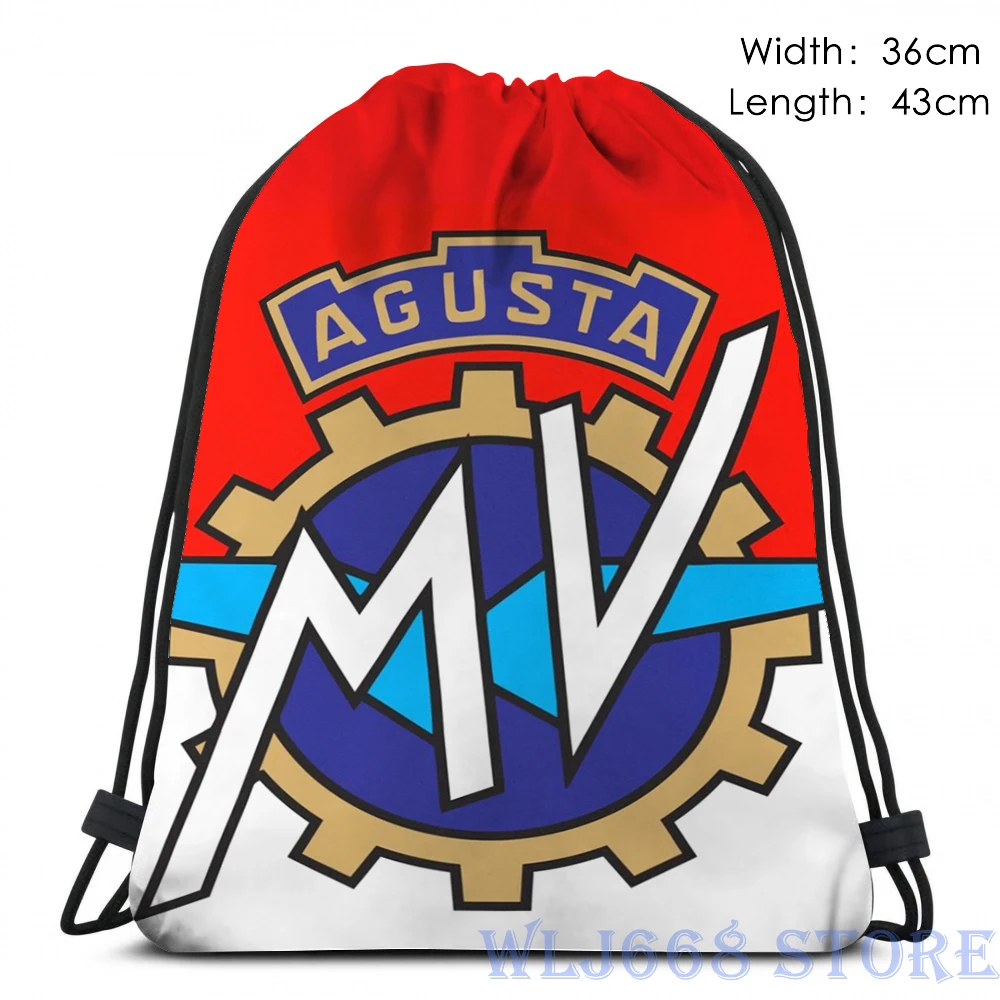 Забавные графические сумки с принтом через плечо женские MV AGUSTA рюкзак на одно плечо путешествия для мужчин спортивная сумка - Цвет: One Size