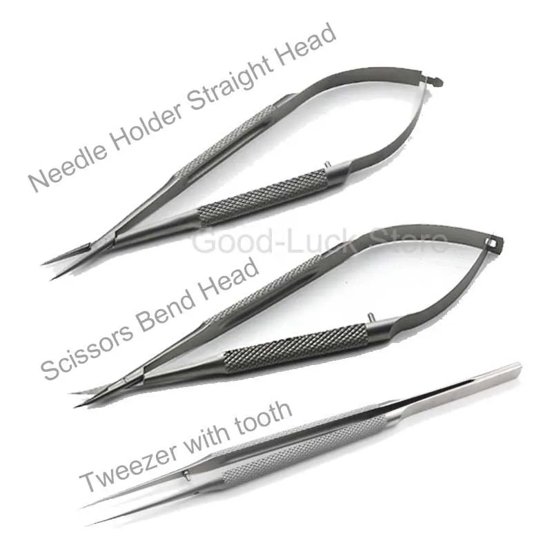 3pcs-set-Equipment-12cm-Instruments-Needle-Holder-Micro-scissors-Tweezers-Hand-Ophthalmic-Surgery-Tools (4)