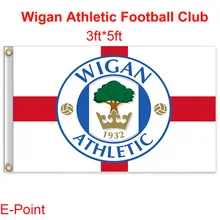 England Wigan Athletic FC decoration Flag B 3ft*5ft (150cm*90cm)