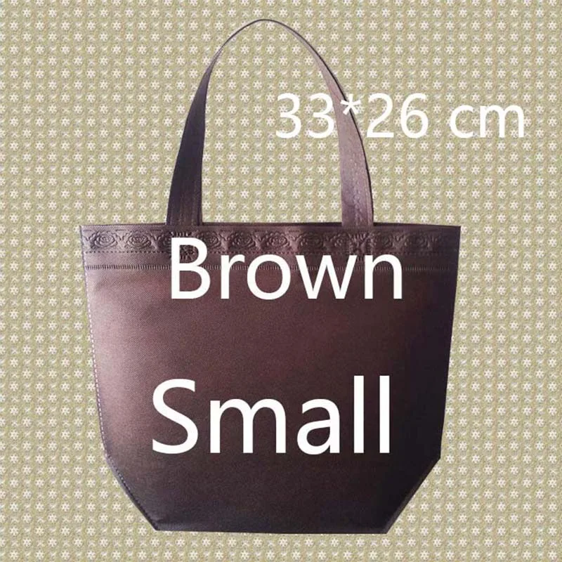 

26*33*10 Small Size Shopping Bag Foldable Reusable Grocery Bags Convenient Totes Bag Shopping Red Cotton Tote Bag
