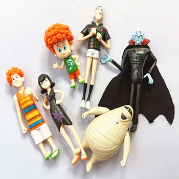 

6pcs/set Hotel 3 Action Figure Toys Dracula Johnny Dennis Mavis Frank Toy Children Gift