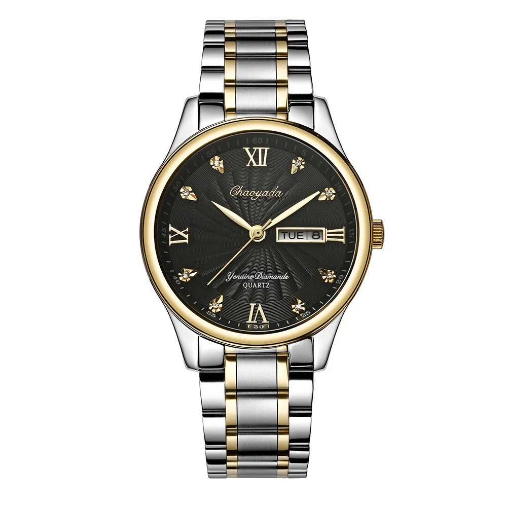 Кварцевые часы лучший бренд класса люкс кварц деловые часы высокого класса лучшее наручные мужские Нержавеющая сталь мужские часы на