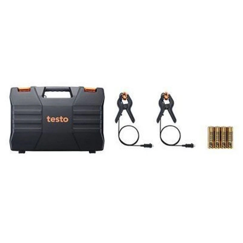 Refrigeration Gauge Digital Manifold Kit for Testo 557 with Clamp Probes with Bluetooth and external vacuum gauge