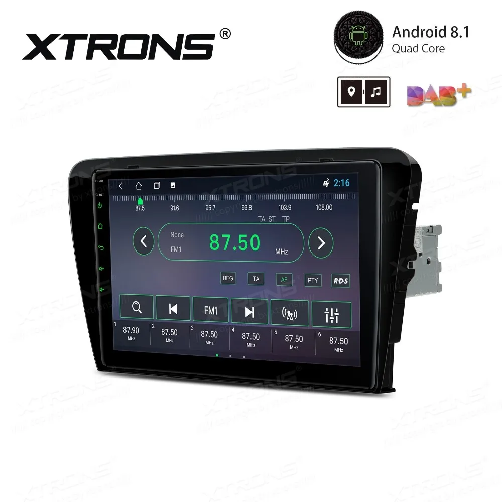 Excellent 10.1" Android 8.1 Oreo OS Car Multimedia Navigation GPS Radio for Skoda Octavia 2014-2016 with Split Screen Function Support 1