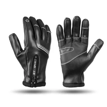 Теплые флисовые велосипедные перчатки на колесах, велосипедные перчатки с полным пальцем, перчатки с сенсорным экраном для спорта, дороги, MTB, дышащие велосипедные перчатки для женщин и мужчин