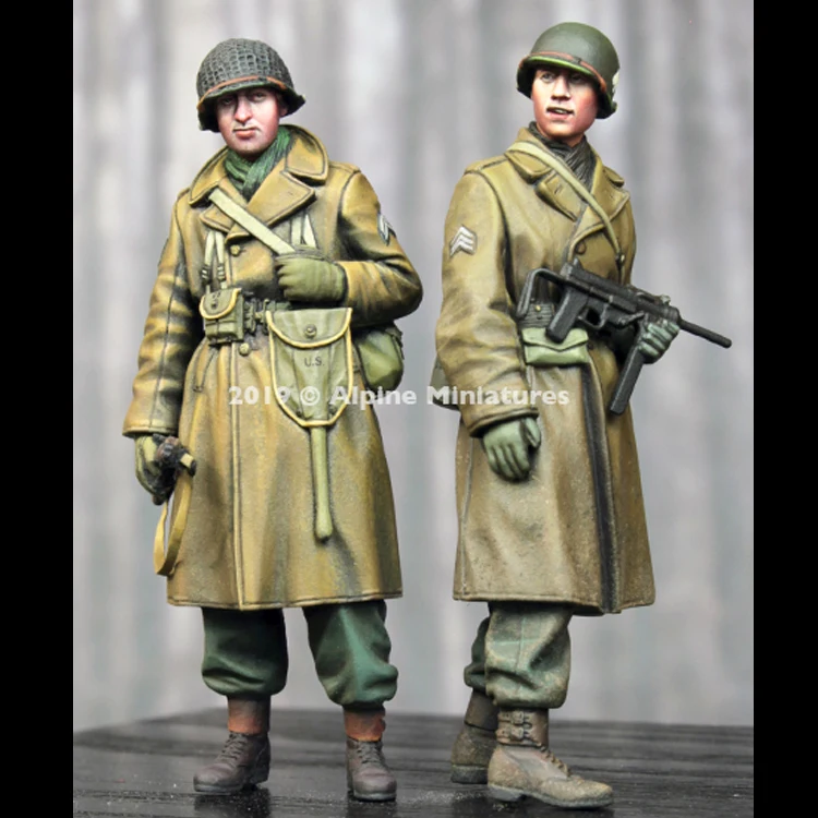 1/35 WW2 США зимний набор полимерная модель солдата GK военная тема Второй мировой