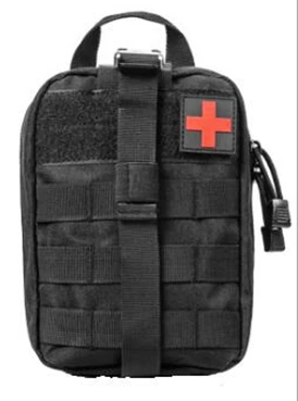 Страйкбол первой помощи только моль медицинская emt сумка Открытый тактический аварийный утилита IFAK пакет Открытый путешествия охота - Цвет: Black
