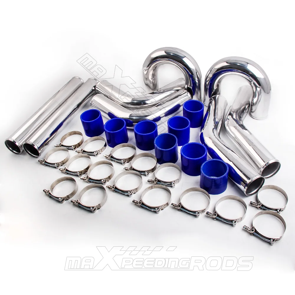 3 Inches 3" 76mm Intercooler Pipe Piping Air Intake DIY Universal fits