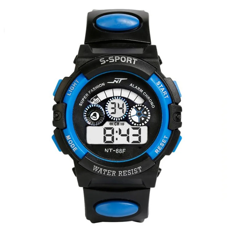 

Kid Watch Waterproof saat Digital LED Quartz Alarm Date Sports Wristwatch Boy's Children's Watches Clock 2018 Reloj hombre