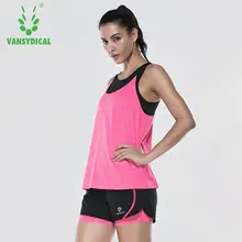Для женщин без рукавов Бег жилет Безрукавки для женщин быстросохнущая Смок свободные жилет тренажерный зал Фитнес Спортивная Singlet