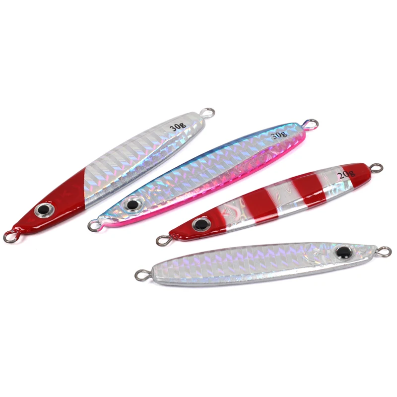 5 pcs/lot heavy laser metal fishing lures 20g/30g jig baitsin Fishing