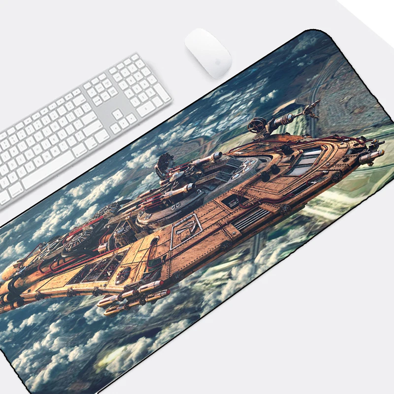 Congsipad Spaceship Air Fortress Cool Images Mousepad Big Size 400x800 for Improve Pc Gaming Mouse Speed Laser/trackball Mouse