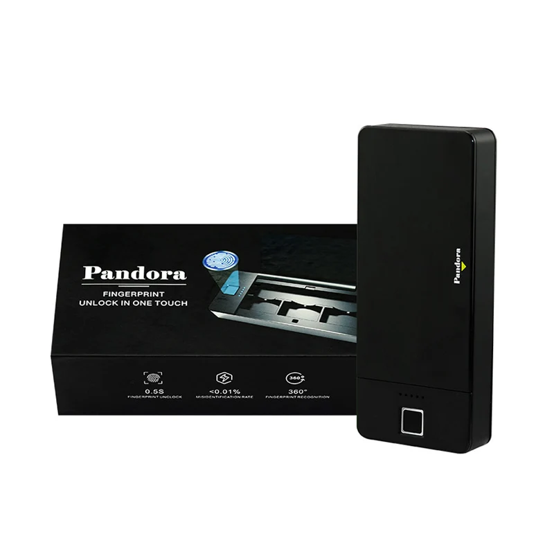 Pandora 1100 мАч портативное зарядное устройство с блокировкой отпечатков пальцев чехол для зарядки универсальный совместимый для JUUL Зарядка для электронной сигареты