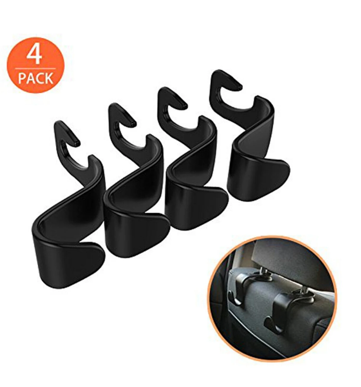 

4Pcs Car Interior Accessories Car hook for Peugeot 307 206 308 407 207 3008 2008 208 508 301 306 408 106 107 607 405 806 807 605