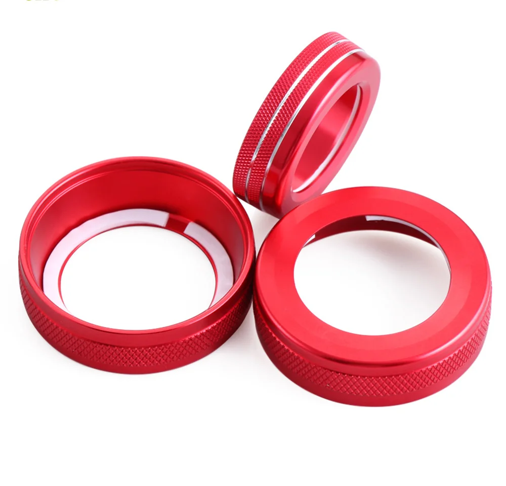 Aluminium Alloy Air Conditioning Volume Knob Decoration Sticker For Mercedes Benz A B E Class GLK GLA CLA GLE ML GL Accessories |