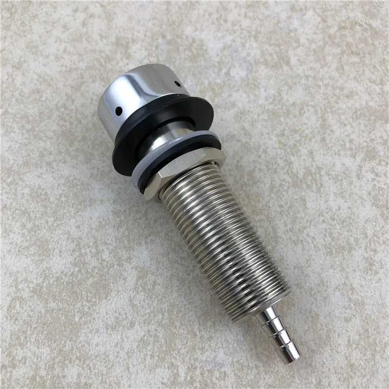 4 12 Draft Beer Nipple Shank Assembly Chrome 316 Bore Kegerator Tap Homebrew (5)