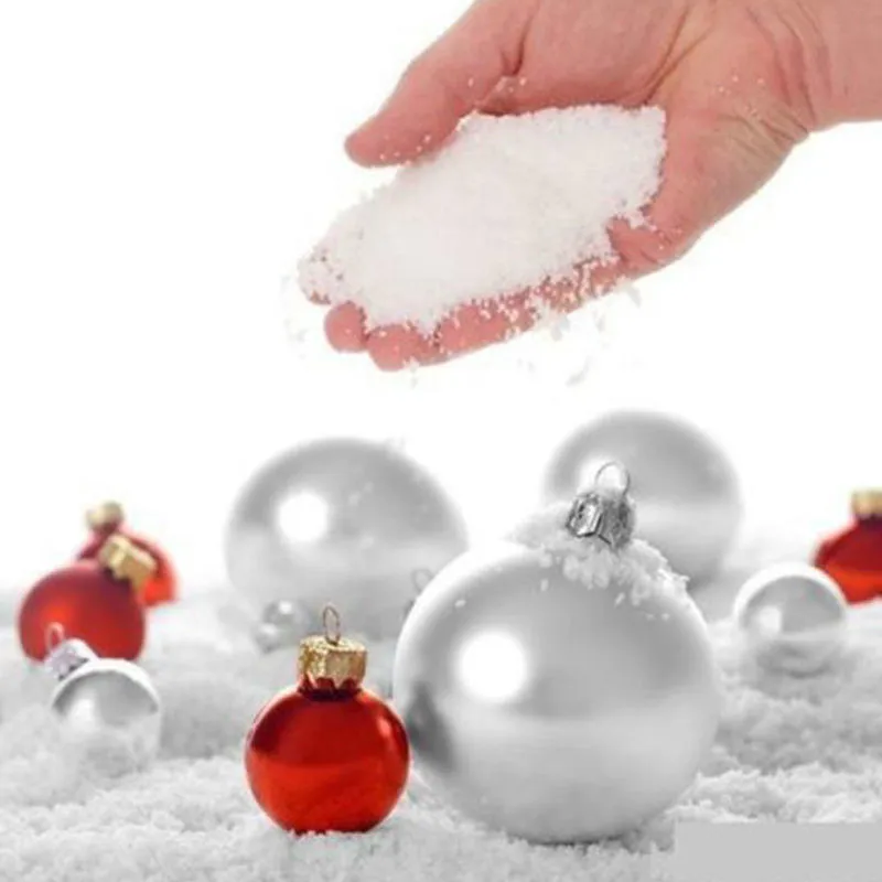 Artificial Snowflakes Fake Magic Instant Snow powder Festival frozen Party supplies christmas decorations for home Wedding Snow