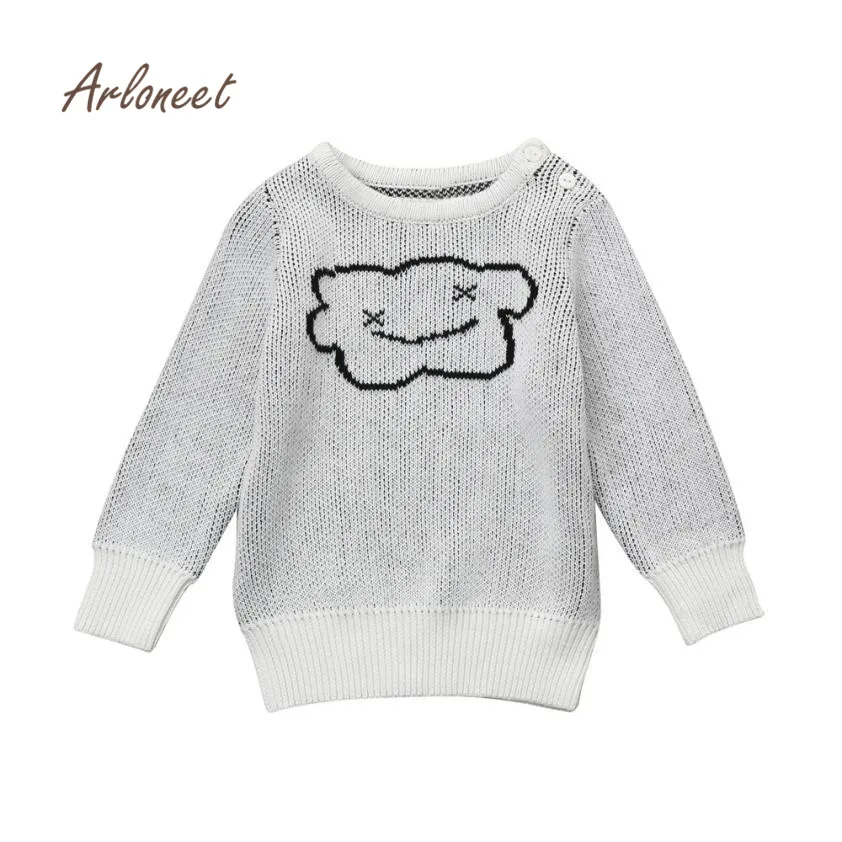 2017 new winter baby girl clothes Toddler Kid Boys Girls Clothes Knitted Cloud Sweater Cardigan Coat Tops drop shopping nov1