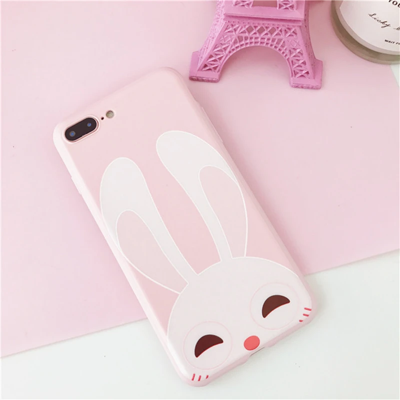 Aoweziic Cute cartoon For iphone X XS mobile phone shell 7plus protection sleeve 6S female soft shell silica gel 8Plus