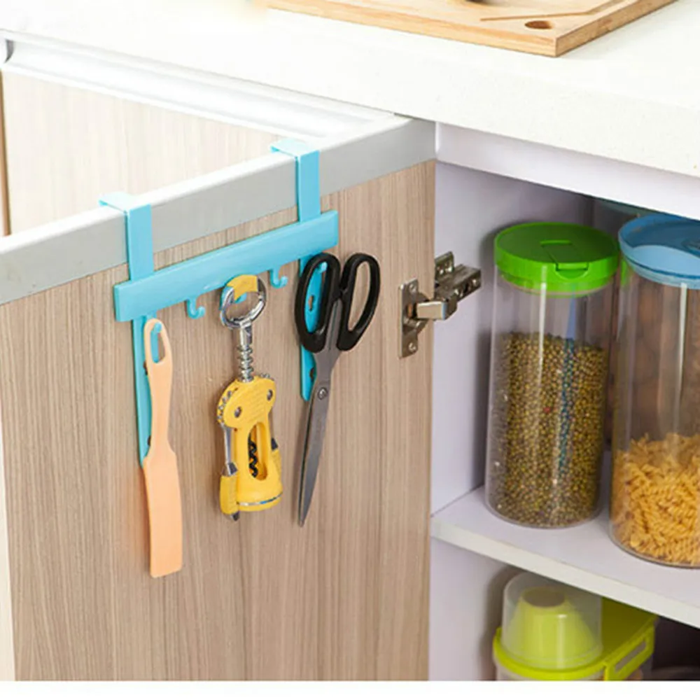 

Kitchen Hanging Storage Rack Hooks Towel Cleaning Cloth Hanging Holders Accessories Tools 3 colors