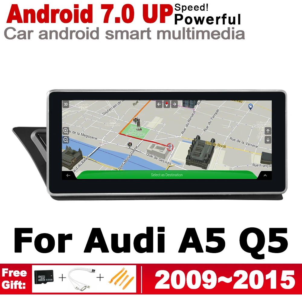 

Android 7.0 up IPS car dvd player for Audi A5 Q5 8T 8F 8R 2009~2015 MMI original Style Autoradio gps navigation