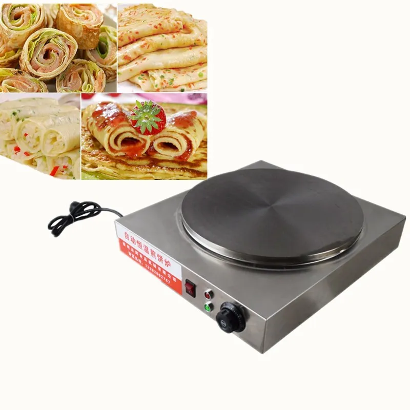 

2017 electric automatic rotating pancake griddle stove oven,220V/2000W Automatic temperature control pancake stove