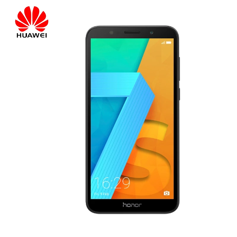 Оригинальная глобальная версия Honor 7S MT6739 четырехъядерный 13 МП камера заднего вида 3020 мАч батарея 5,4" 18:9 экран 2 Гб 16 Гб Смартфон