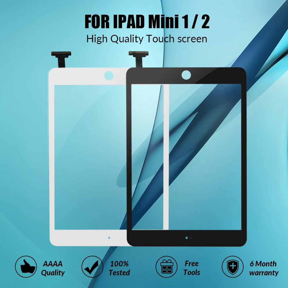 Сенсорный Экран AAA качества для ipad mini 1 2 стеклянный сенсорный экран с цифровым
