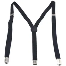 New Style Men Women Unisex Clip-on Suspenders Set Elastic Y-Shape Adjustable Braces Straps For Male Female Jeans pants Trousers
