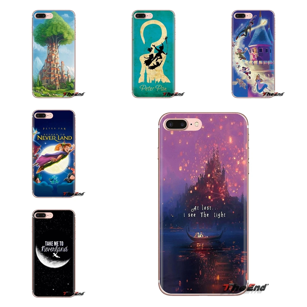 TPU Transparent Case Peter Pan Take Me To Neverland For Xiaomi Mi4 Mi5 Mi5S Mi6 Mi A1 A2 5X 6X 8 9 Lite SE Pro Max Mix 2 3 2S |