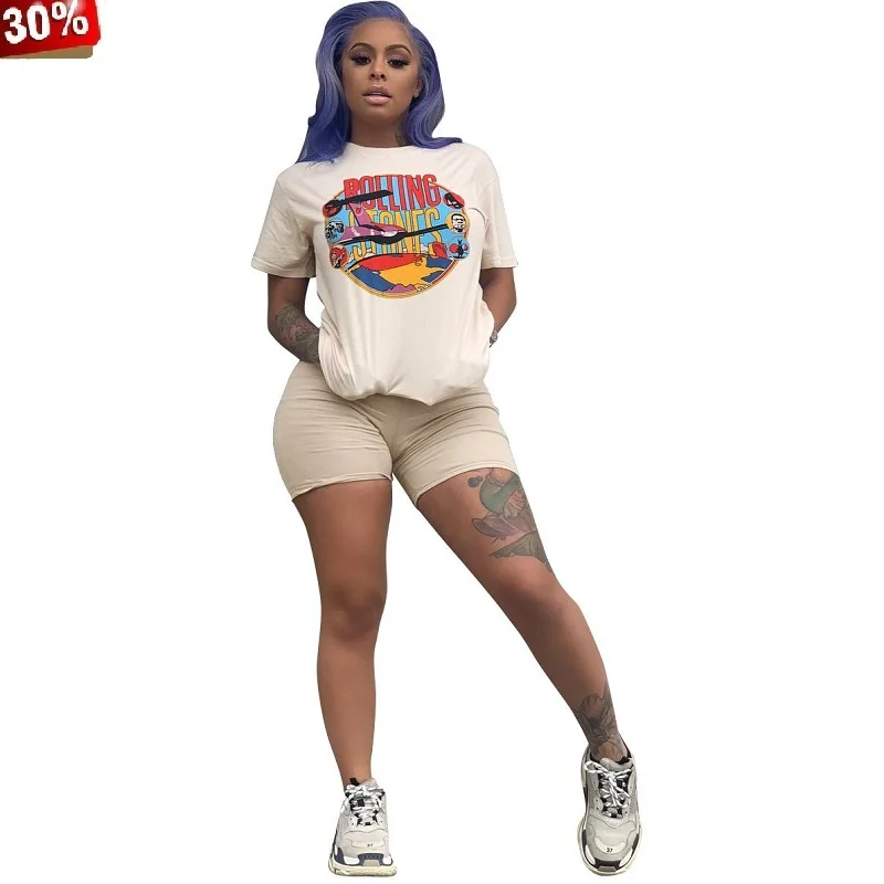 women biker shorts sets