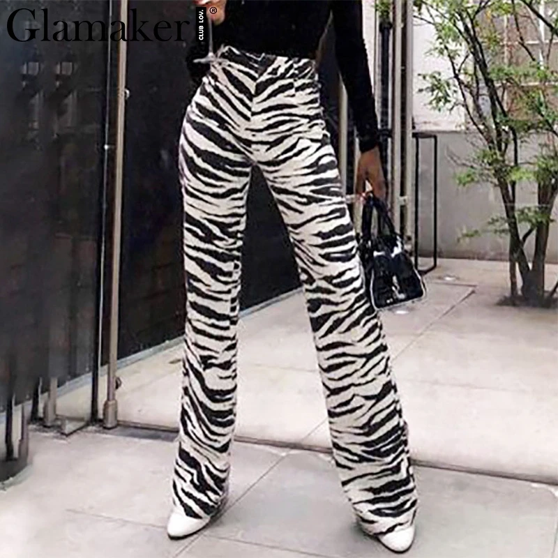 animal print jogger pants