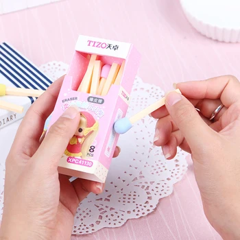  Kawaii 8 pcs/pack Matches Eraser 2