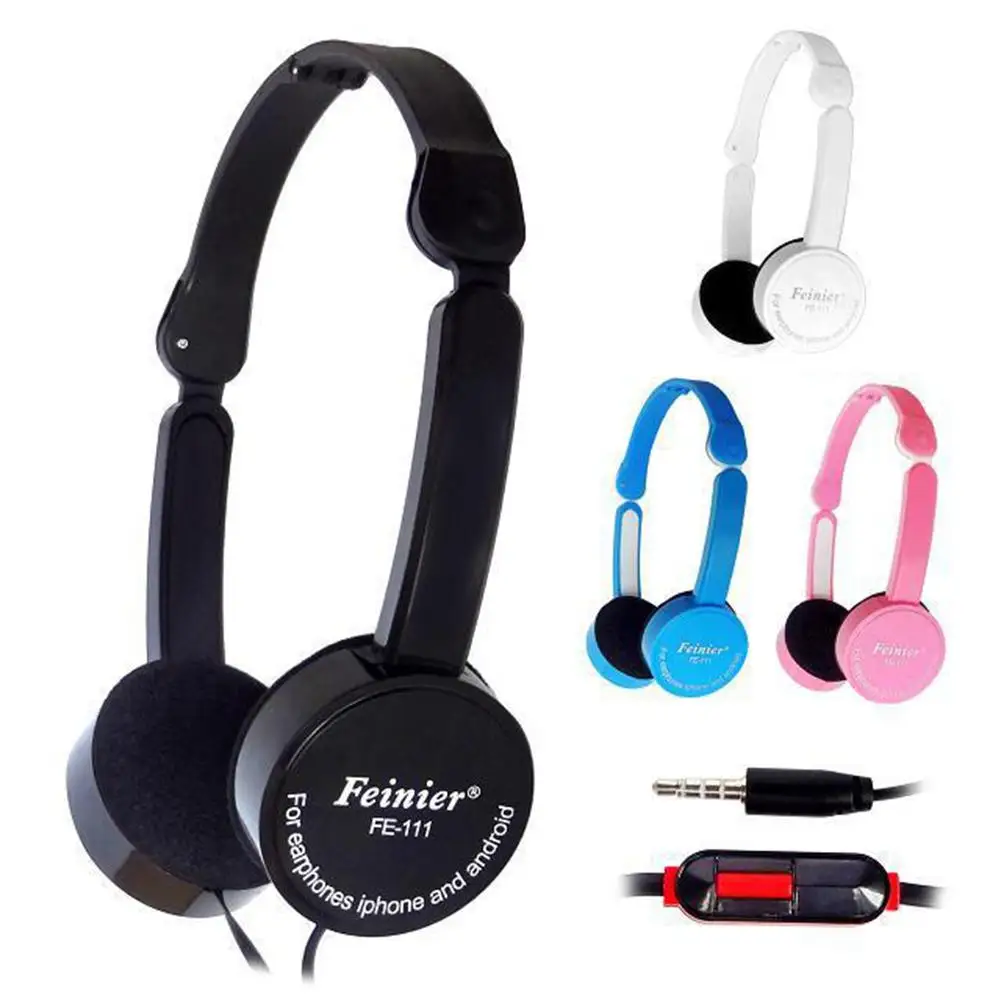 

Retractable Foldable Over-ear Headphone Headset with Mic Stereo Bass for Kids Good quality