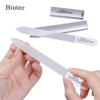 

Biutee 2pcs/ Lot Professional Craystal Glass Nail Files Buffer Manicure Device Nail Art Decorations Tools Standing Buffer