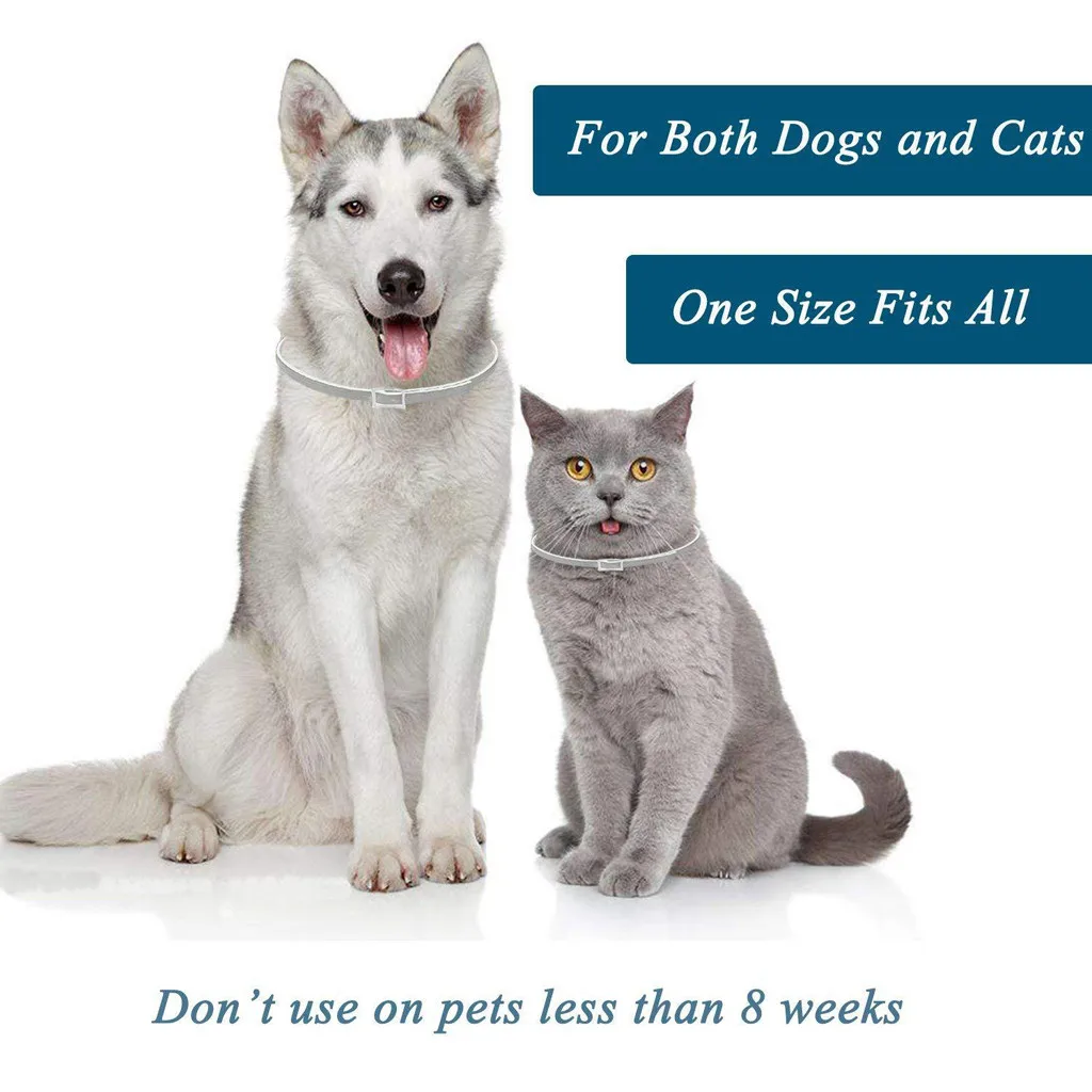 Deworming collar Pro Guard Flea And Tick Collar For Dogs Pets Proeessional Natural herbs can be resized cat Collars quality F211 | Дом и сад