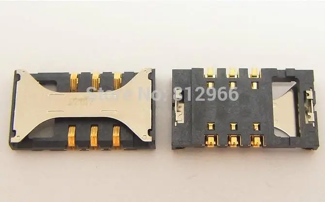100 шт./лот абсолютно новый для Samsung S5830 S8300 S6700 S5670 разъем считывания sim-карт