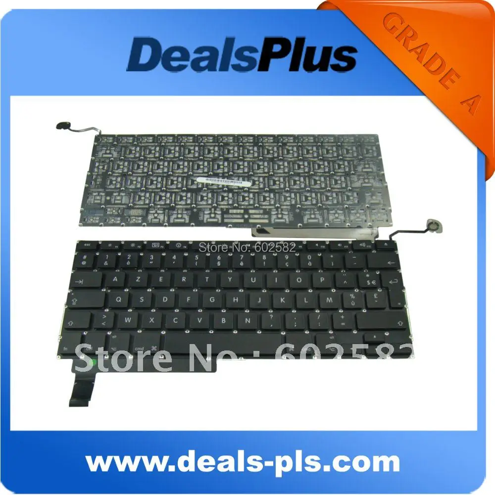  New A1286 AZERTY French Fr Keyboard Fits Macbook Pro Unibody 15