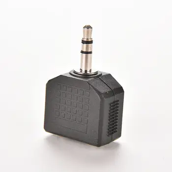 

3.5mm Splitter Audio Adapter - 1/8" Stereo Y Male Plug to 2 Dual Female Jacks for with PC, stereo, MP3 players, Cell Phone