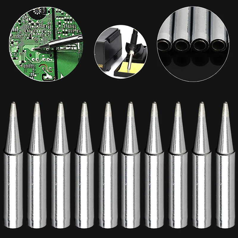 10pc/lot 900M Lead-free Solder Iron Tips for 936 Hakko Soldering Rework Station 10pc/lot 900M Lead-free Solder Iron Tips for 936 Hakko Soldering Rework Station