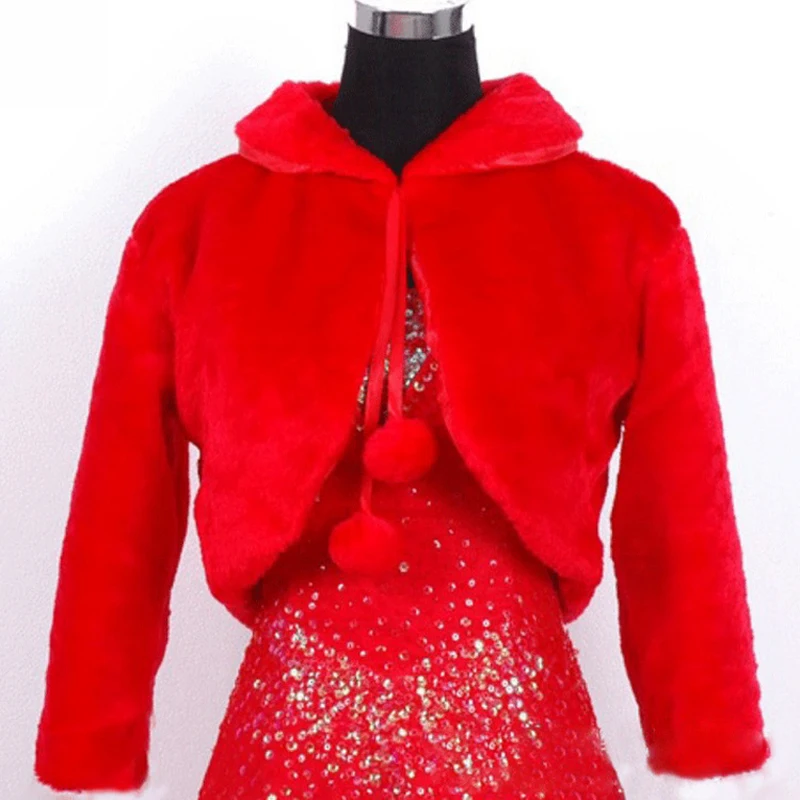 New Faux Fur Wedding Bridal Wrap Shawl Wedding Jackets Wrap Coat Bolero